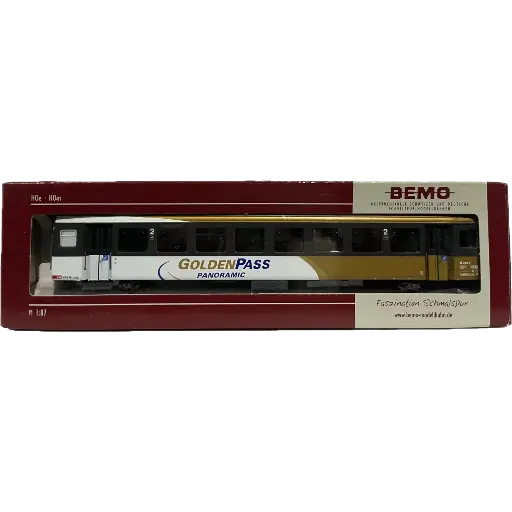 [R02N02-#176] BEMO Voiture 2e classe Golden Pass / Réf. 3271 468